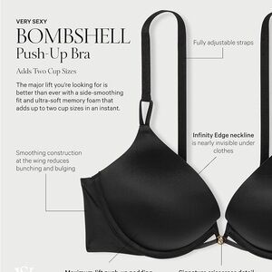 Victoria's Secret Black Smooth T-Shirt Bra